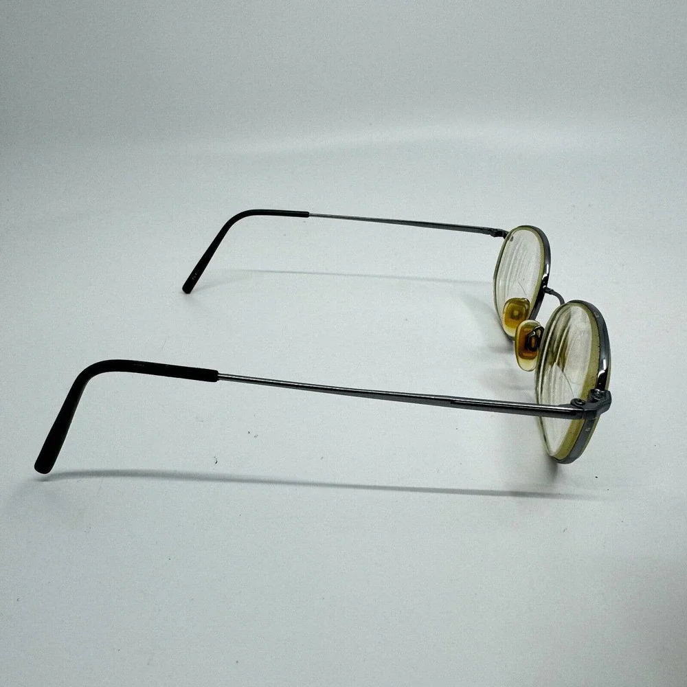 Flexon By Marchon Glasses‎ Dark Grey 50-20-140 Used Dark Silver H9997